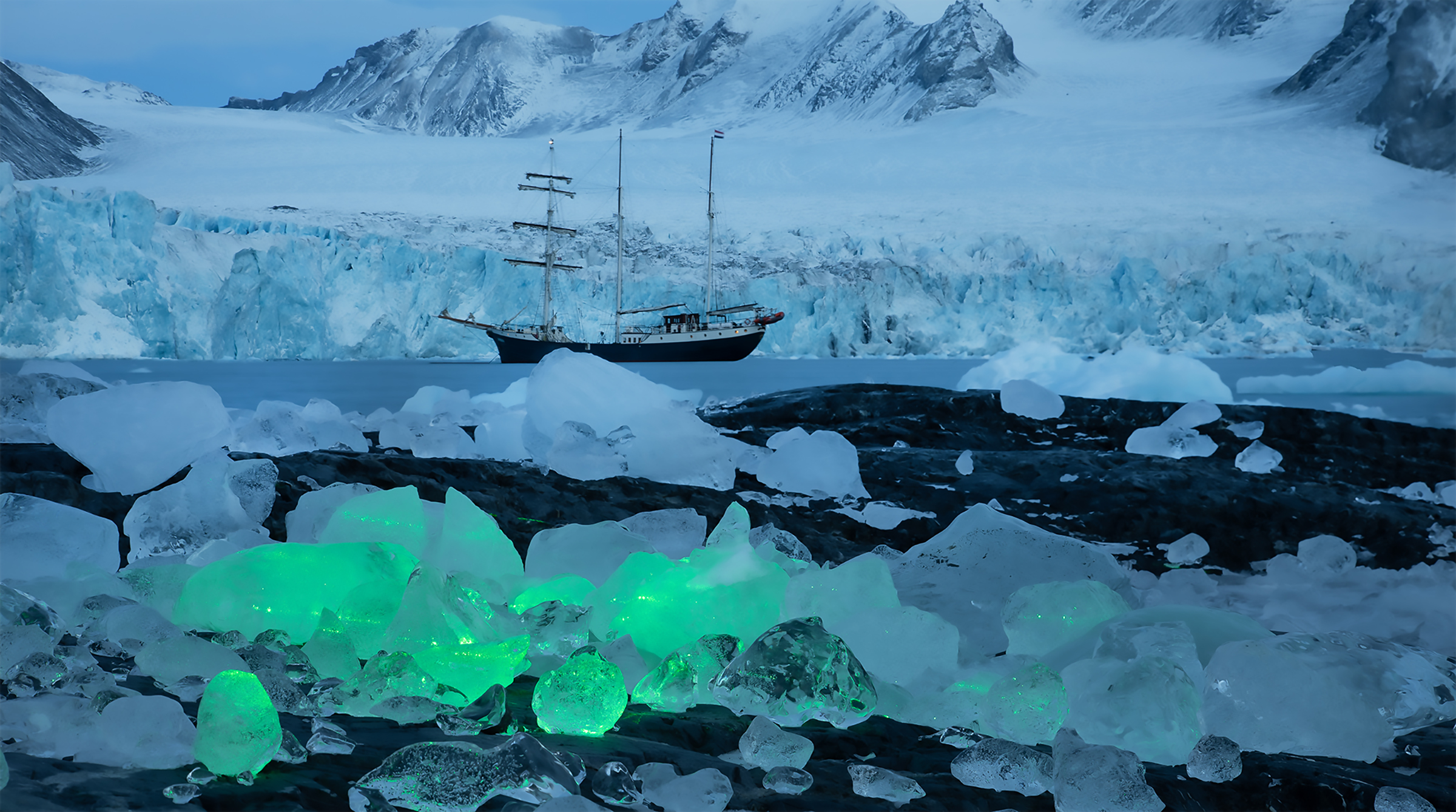 Dhalbrien Glacier, Antigua. Image: Iole Alessandrini.